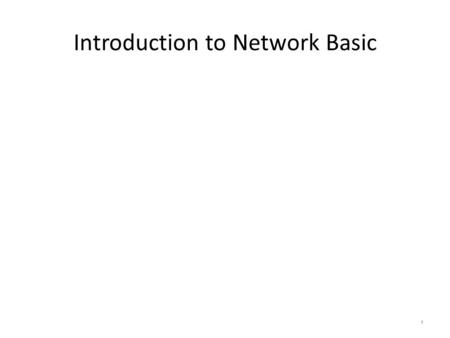 Introduction to Network Basic 1. Agenda – - Internetworking Basic – - OSI Layer – - TCP/IP Model – - IP Addressing – - Subnetting & VLSM – - The Internal.