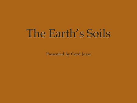 Soil covers much of the land on Earth. Provides a substrate for plants to anchor their roots. Provides homes for many animals.