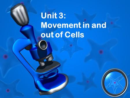 Unit 3: Movement in and out of Cells. The History of the Cell Theory (p 172) Compound Light microscopes Invented by Anton van Leeuwenhoek 1500 x Electron.