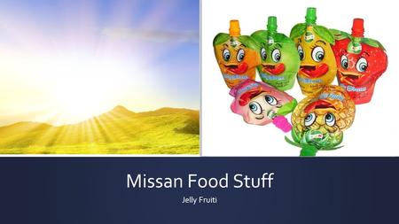 Missan Food Stuff Jelly Fruiti. Jelly Frutti Drinks it’s a great Kids beverage made form 100 % natural products.
