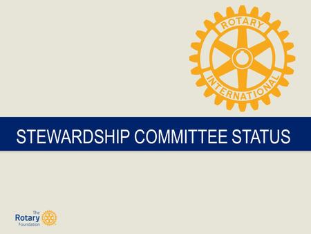 STEWARDSHIP COMMITTEE STATUS. TITLE | 2 WHY DID WE FORM A STEWARDSHIP COMMITTEE? Audit comments Club needs improved controls Club lacked a Financial Management.