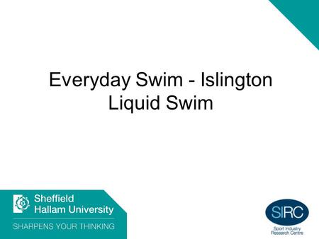 Everyday Swim - Islington Liquid Swim. Membership PAYG Adult Swim Lessons Pool Induction Adult Stroke Correction Swim ’n’ Gym Masters / Tri - London Swim.