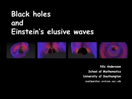 Einstein’s elusive waves