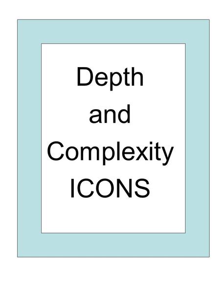 Depth and Complexity ICONS