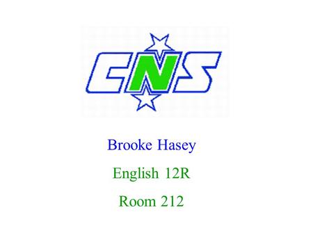Brooke Hasey English 12R Room 212. Course Objectives Promote pride in taking individual responsibility Become effective writers Read proficiently Leave.