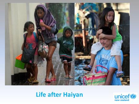 Life after Haiyan. Typhoon Haiyan struck the Philippines on November 8 th 2013.