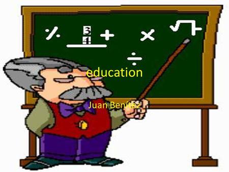 education Juan Benítez education system Education in Colombia is formed by the levels of preschool education, primary education, secondary education.