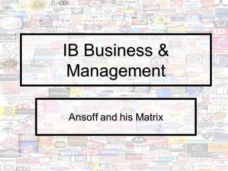 IB Business & Management