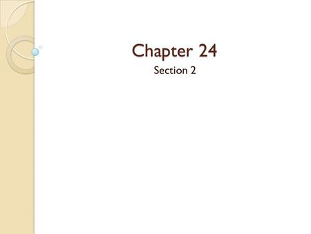 Chapter 24 Section 2. Competition I. Animals compete for food and space. ◦ Competition occurs when 2 or more organisms seek the same resource at the same.