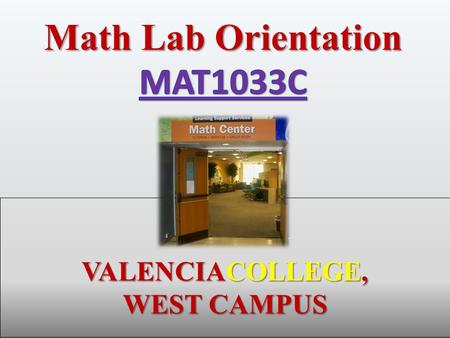 https://youtu.be/VRJ3vLqSfgY Math Open Lab: A computer lab where Developmental Math students work on lab activities in the presence of Lab Instructors.