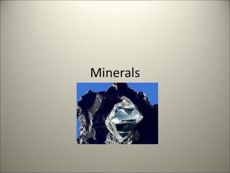 Minerals. Minerals are naturally occurring, solid, crystalline, inorganic substances with a definite chemical composition.