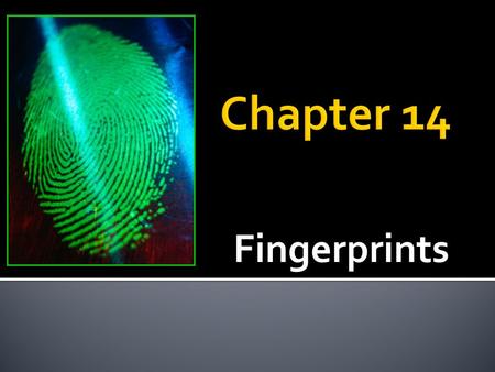 Fingerprints.  Anthropometry  Flaws:  body measurements change!  Too time consuming.