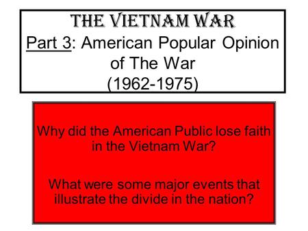 Why did the us get involved in vietnam