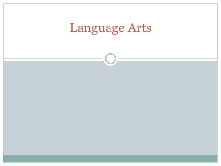 Language Arts.