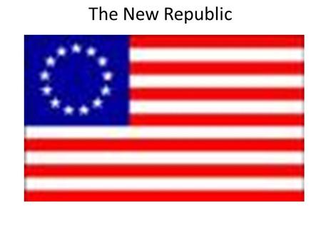 The New Republic. Study Guide Identification’s Benjamin Franklin Benjamin Rush Thomas Jefferson 1790 Immigration Act Buffalo Party Treaty of Greenville.