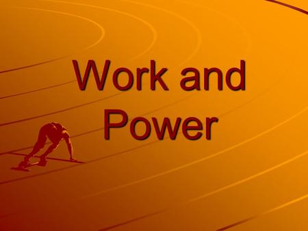 Work and Power. Assignment I will number you into groups. You will be working in chapter 8 of the book. Your group number will represent your section.