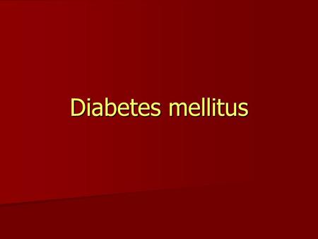 Diabetes mellitus. Normal endocrine pancreas 1 million microscopic clusters of cells 1 million microscopic clusters of cells Β,α,δ,PP cells Β,α,δ,PP cells.
