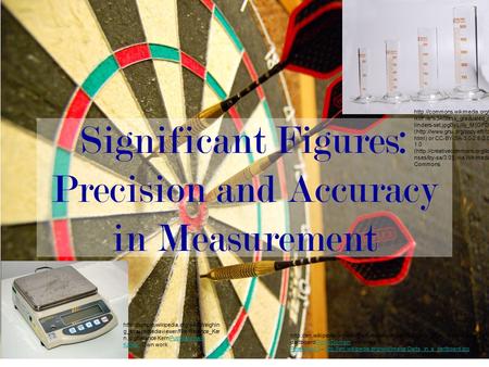 Significant Figures: Precision and Accuracy in Measurement  in a dartboardPublic.