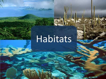 Habitats.