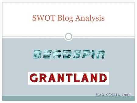 MAX O’NEIL J333 SWOT Blog Analysis. Strengths Both provide breaking news and opinions on top stories in sports using various forms of media. Not traditional.