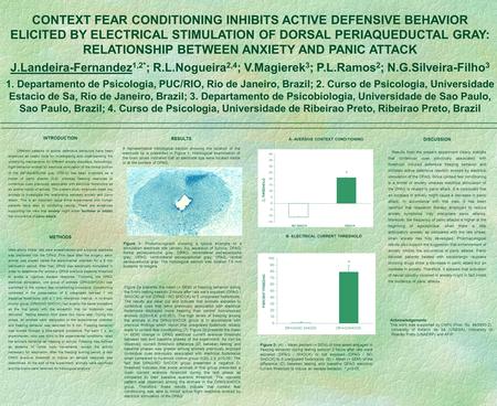 CONTEXT FEAR CONDITIONING INHIBITS ACTIVE DEFENSIVE BEHAVIOR ELICITED BY ELECTRICAL STIMULATION OF DORSAL PERIAQUEDUCTAL GRAY: RELATIONSHIP BETWEEN ANXIETY.