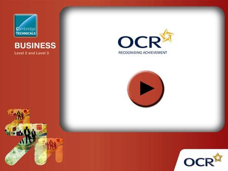 OCR Level 2 Cambridge Technicals in Business