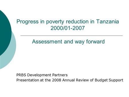 literature review on poverty reduction in tanzania