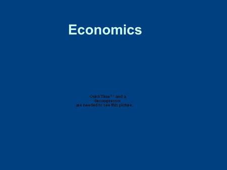 Economics Economics is.. The study of the ways in which man organizes himself for the production and distribution of goods and services. (In the US we.