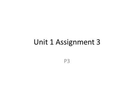 Unit 1 Assignment 3 P3. All businesses follow an organisational structure that will help them to achieve their aims. Most business have a top- down structure.