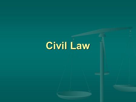 civil law