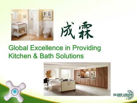 2008 Globe Union 1 Global Excellence in Providing Kitchen & Bath Solutions.