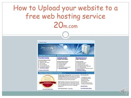 How to Upload your website to a free web hosting service 20 m.com.