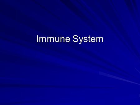 Immune System. Means of Defense (3 categories) First two are Nonspecific A. Barriers –Doesn’t distinguish between agents –Helps Prevent Entry into the.