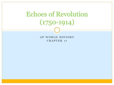 Echoes of Revolution ( )