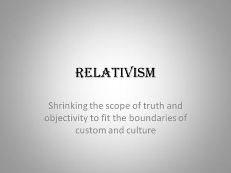 The Challenge Of Cultural Relativism By James Rachels Pdf Converter