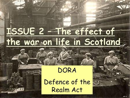 Defence of the Realm Act