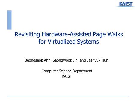 Revisiting Hardware-Assisted Page Walks for Virtualized Systems