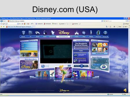 Disney.com (USA). Disney.com.cn (China) Disney.com.au (Loading Image)