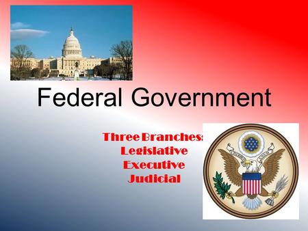 Three Branches: Legislative Executive Judicial