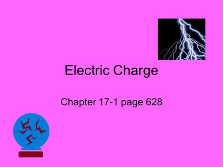 Electric Charge Chapter 17-1 page 628.