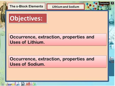 Element Elements and Compounds Lithium and Sodium Structure of Atom Compounds A compound is a substance composed of two or more elements, chemically combined.