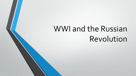 WWI and the Russian Revolution. Snowballing to War 6. The “Spark” 5. Places of Conflict 4. Nationalism 3. Militarism 2. Imperialism 1. Alliances WAR.