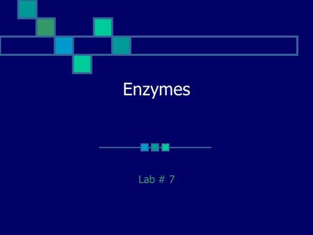 Enzymes Lab # 7. Enzymes: Definition Enzymes are highly specific biologic catalysts that greatly speed up the rate of a chemical reaction occurring in.