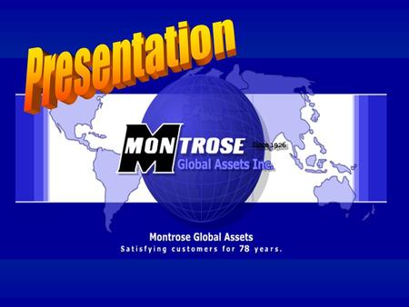 Montrose Global Assets Inc. Inspections Inspections Appraisals Appraisals Types of Appraisals -USPAP Appraisals -Which Kind of USPAP appraisal do you.