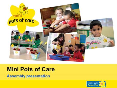 Mini Pots of Care Assembly presentation. Mini Pots of Care.