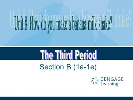 Section B (1a-1e) Aims and language points: 制作 Teaching aims （教学目标） 1. 熟练掌握可数名词和不可数名词和 How much/How many 引导的特殊疑问句。 2. 熟练使用 “First, Then, Next, After.