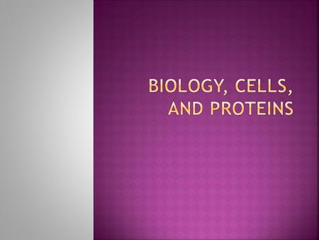  Biology is the study of LIVING THINGS and how they INTERACT with their environment  There are MANY different types of living things.  Since biology.