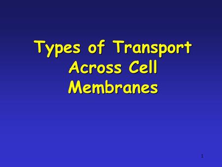 1 Types of Transport Across Cell Membranes. 2 Simple Diffusion NORequires NO energy HIGH to LOWMolecules move from area of HIGH to LOW concentration.