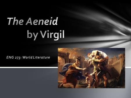 The importance of authority in the aeneid by virgil