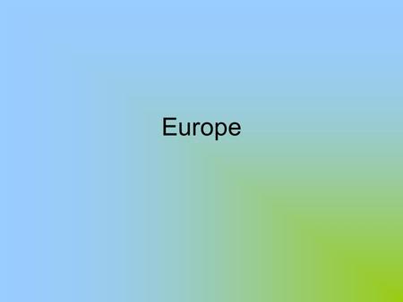 Europe. Table of Contents – Europe DateTitleLesson # 10/21Immigration17 10/27Migration18 10/28Urbanization19 10/30Infrastructure20 11/5Review21 **Europe.